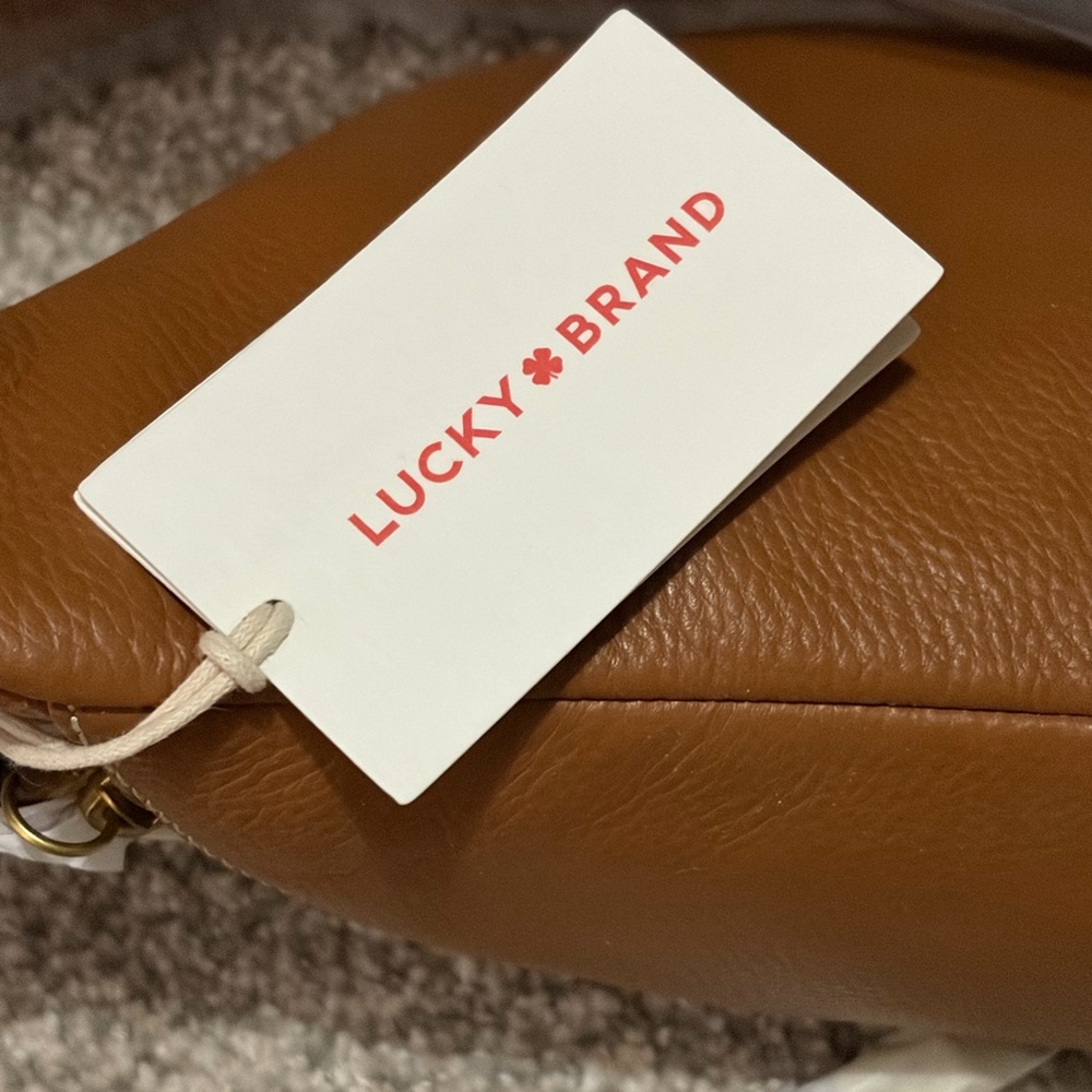 Lucky Brand Feyy Mini Sling Leather Crossbody Bag - Picture 3 of 6